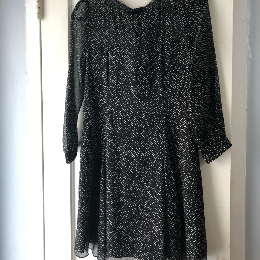 J. Crew silk polka dot dress sweetheart dress 4